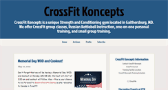 Desktop Screenshot of crossfitkoncepts.com